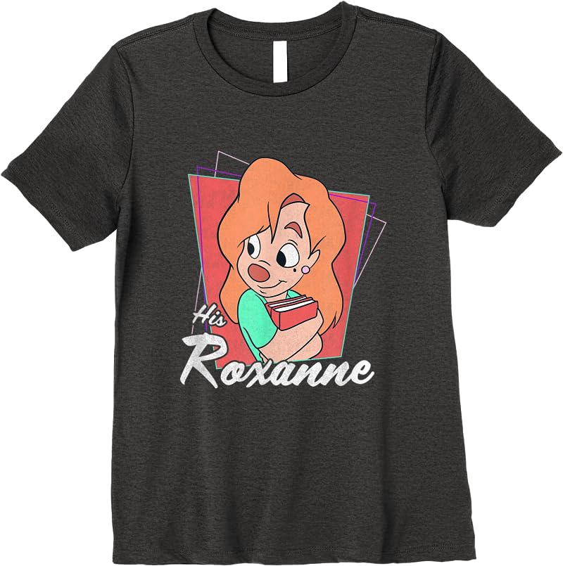 Disney A Goofy Movie Couples His Roxanne T Shirts Dark Heather Disney A Goofy Movie Couples His Roxanne T Shirts Dark Heather