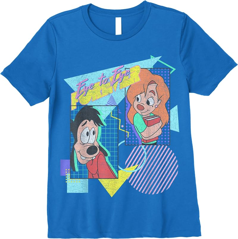 Disney A Goofy Movie Max Roxanne Eye To Eye Forever T Shirts Royal Blue Disney A Goofy Movie Max Roxanne Eye To Eye Forever T Shirts Royal Blue