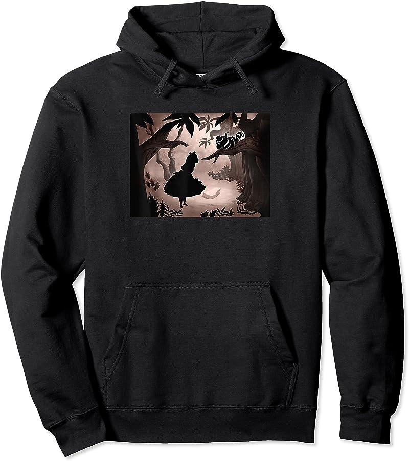 Disney Alice In Wonderland Silhouette T-Shirts Featuring Alice & Cheshire Cat Disney Alice In Wonderland Silhouette T-Shirts Featuring Alice & Cheshire Cat
