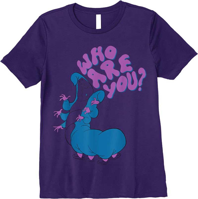 Disney Alice In Wonderland Caterpillar Who Are You T Shirts Purple Disney Alice In Wonderland Caterpillar Who Are You T Shirts Purple