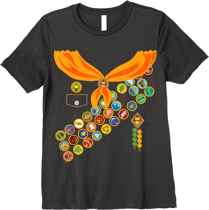 Disney And Pixars Up Russell Halloween Costume T Shirts Dark Heather Disney And Pixars Up Russell Halloween Costume T Shirts Dark Heather