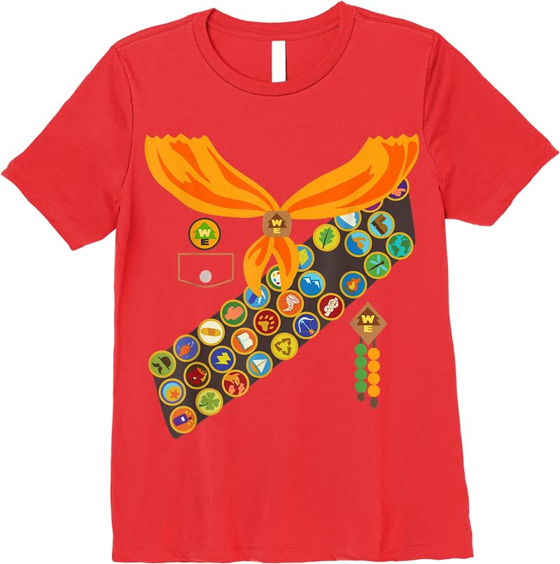 Disney And Pixars Up Russell Halloween Costume T Shirts Red Disney And Pixars Up Russell Halloween Costume T Shirts Red