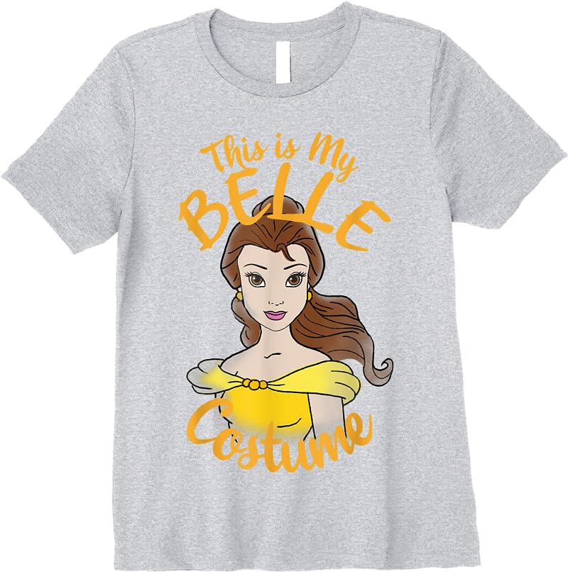 Disney Beauty And The Beast Belle My Costume Halloween T Shirts Sport Grey Disney Beauty And The Beast Belle My Costume Halloween T Shirts Sport Grey