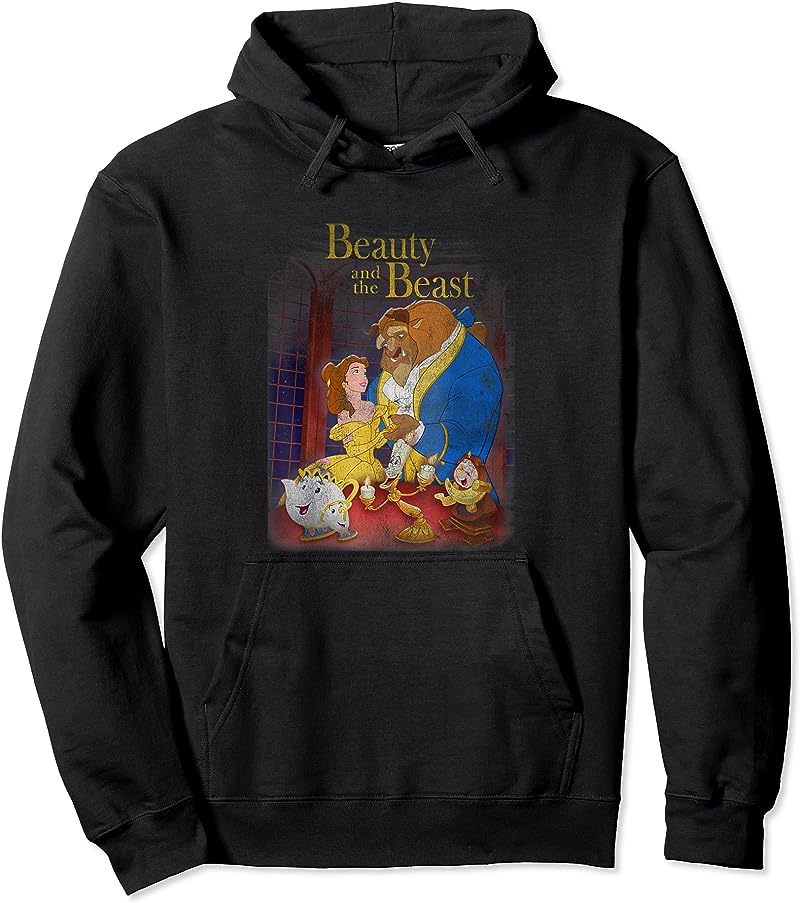 Disney Beauty And Beast Vintage Group Shot T-Shirts: Distressed Look for Fans Disney Beauty And Beast Vintage Group Shot T-Shirts: Distressed Look for Fans