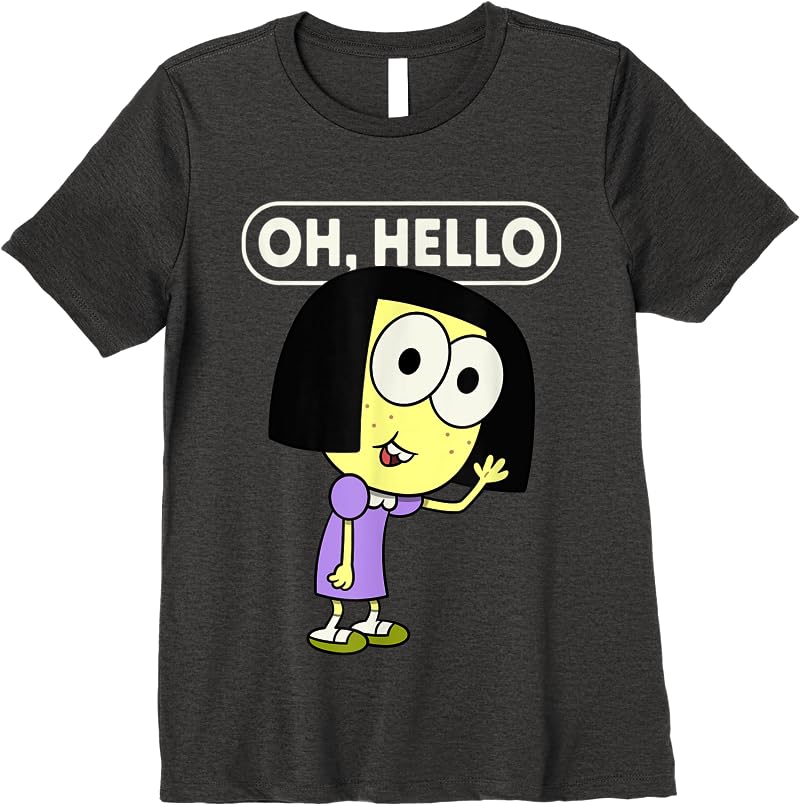 Disney Big City Greens Tilly Oh Hello T Shirts Dark Heather