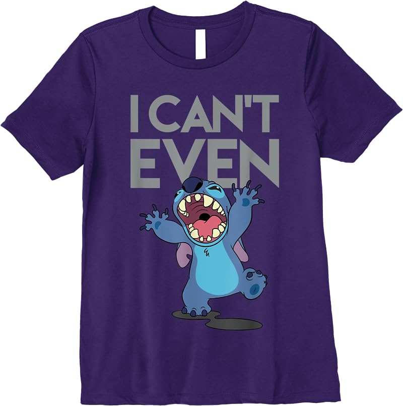 Disney Cant Even Lilo And Stitch T Shirts Purple