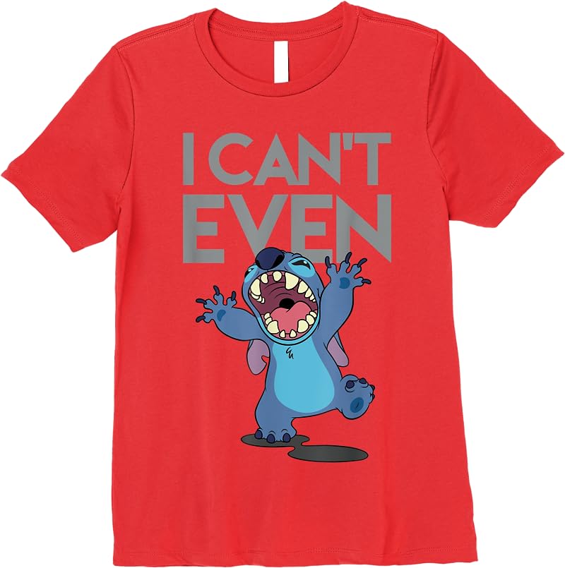 Disney Cant Even Lilo And Stitch T Shirts Red