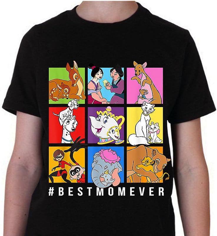 “Celebrate Mom with Disney Character Bestmomever Mothers Day T-Shirts”