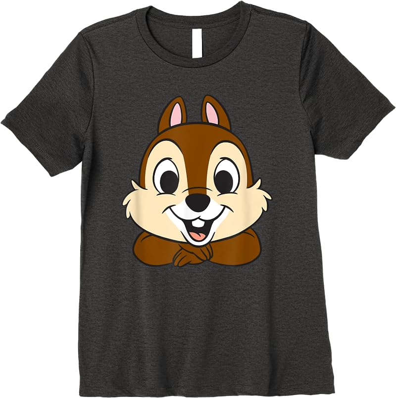 Disney Chip Single T Shirts Dark Heather Disney Chip Single T Shirts Dark Heather