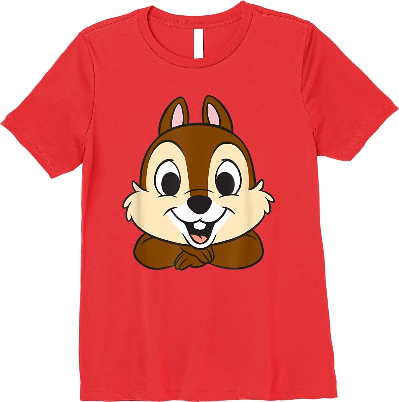 Disney Chip Single T Shirts Red Disney Chip Single T Shirts Red