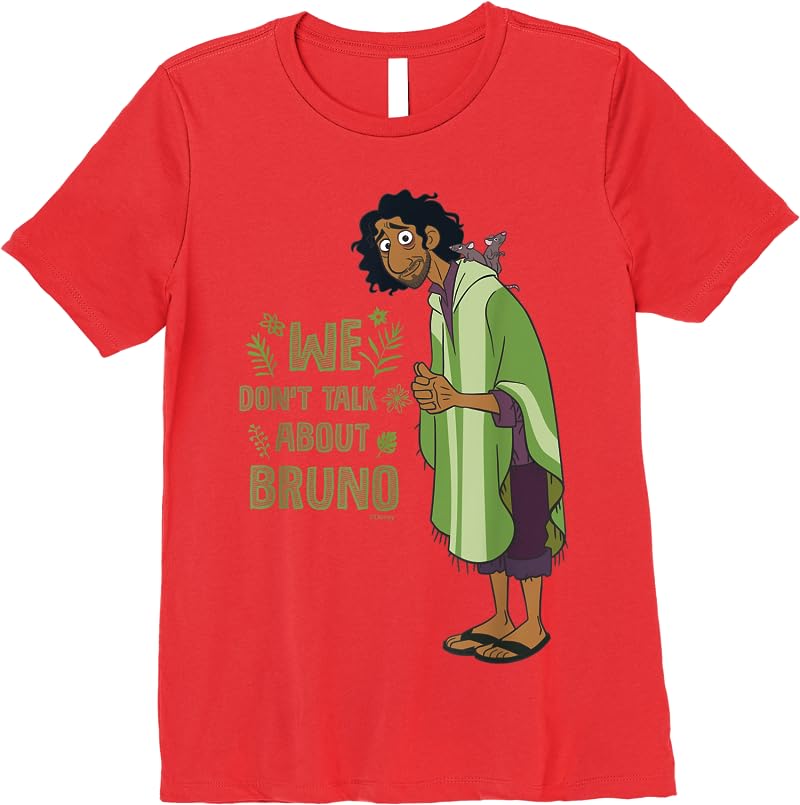 Disney Encanto We Dont Talk About Bruno T Shirts Red