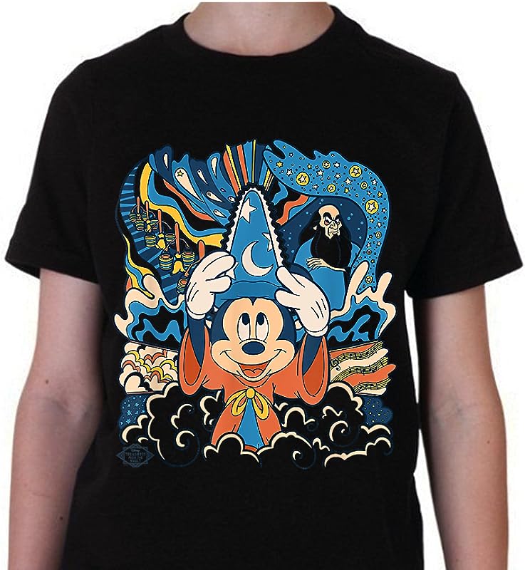 Disney Fantasia Mickey Mouse Sorcerer’s Apprentice Retro T-Shirts – Classic Style! Disney Fantasia Mickey Mouse Sorcerer’s Apprentice Retro T-Shirts – Classic Style!