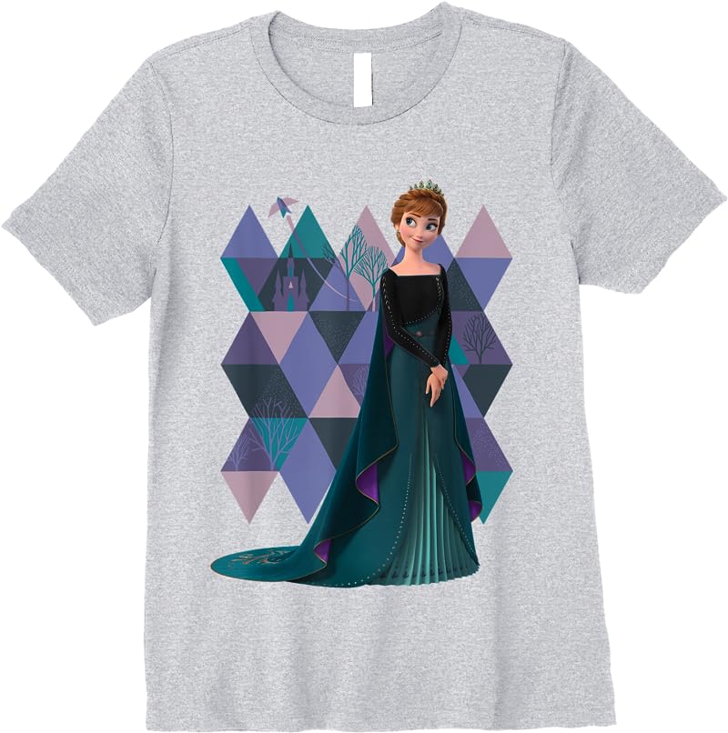 Disney Frozen 2 Queen Anna Of Arendelle T Shirts Sport Grey Disney Frozen 2 Queen Anna Of Arendelle T Shirts Sport Grey