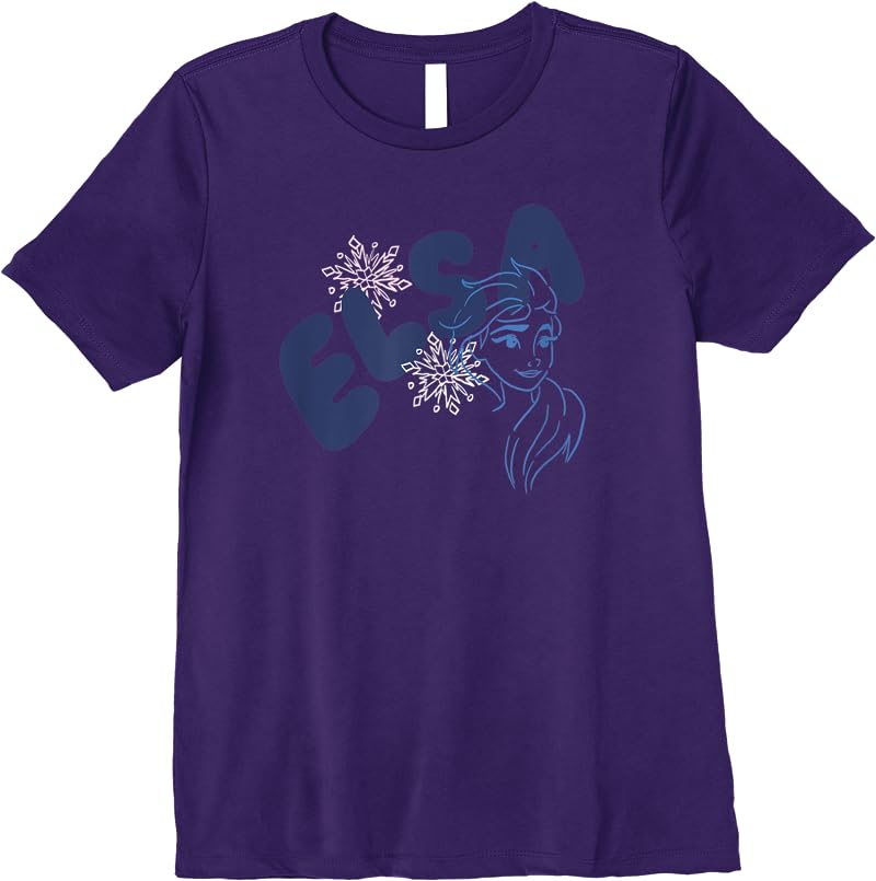 Disney Frozen Stylized Elsa Collage T Shirts Purple Disney Frozen Stylized Elsa Collage T Shirts Purple