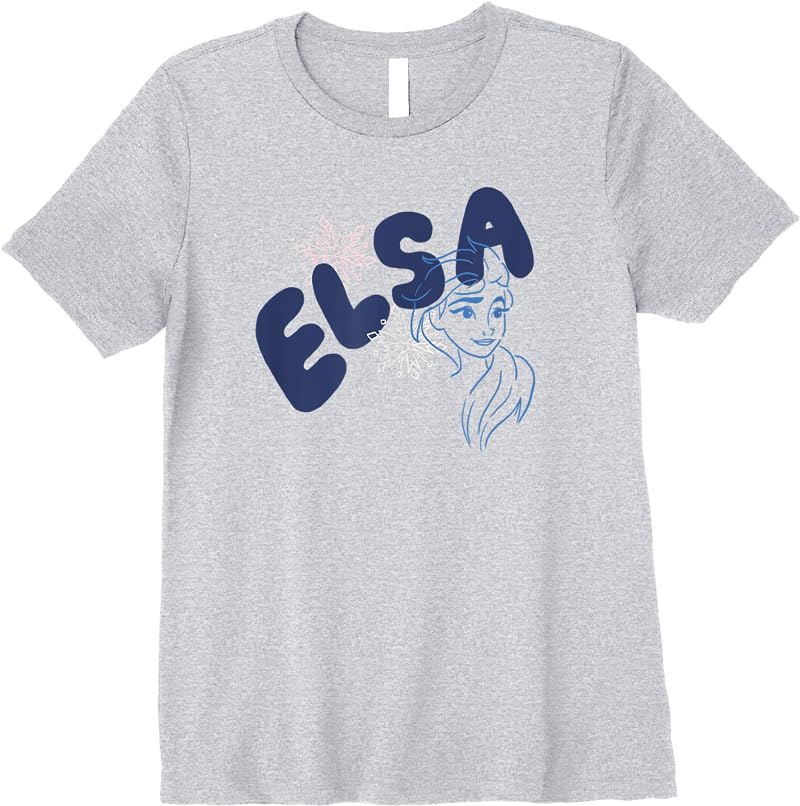 Disney Frozen Stylized Elsa Collage T Shirts Sport Grey Disney Frozen Stylized Elsa Collage T Shirts Sport Grey