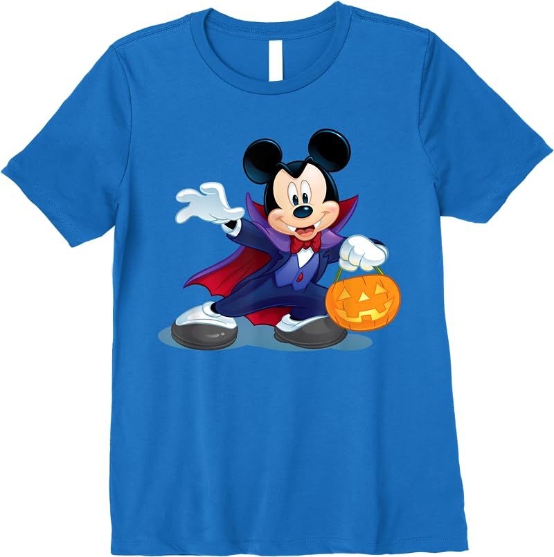 Disney Halloween Mickey Mouse Vampire T Shirts Royal Blue Disney Halloween Mickey Mouse Vampire T Shirts Royal Blue