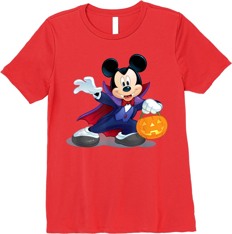Disney Halloween Mickey Mouse Vampire T Shirts Red Disney Halloween Mickey Mouse Vampire T Shirts Red