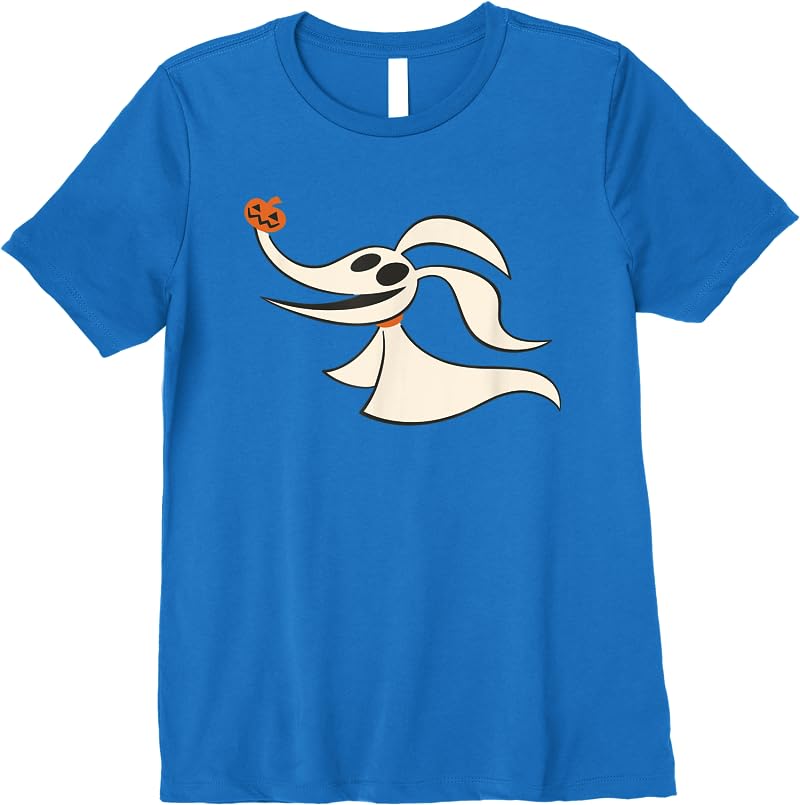 Disney Halloween Nightmare Before Christmas Zero T Shirts Royal Blue