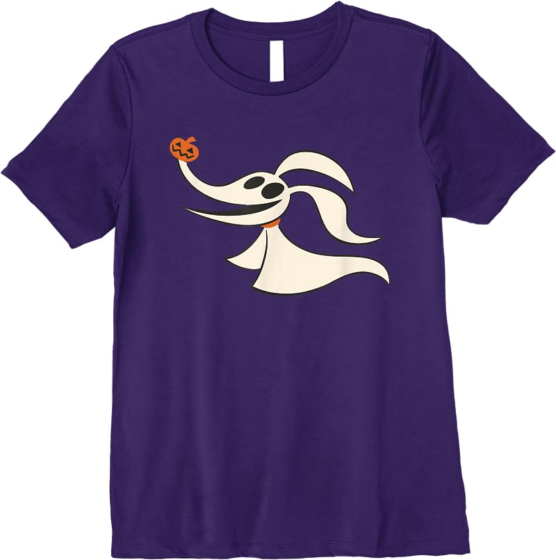 Disney Halloween Nightmare Before Christmas Zero T Shirts Purple