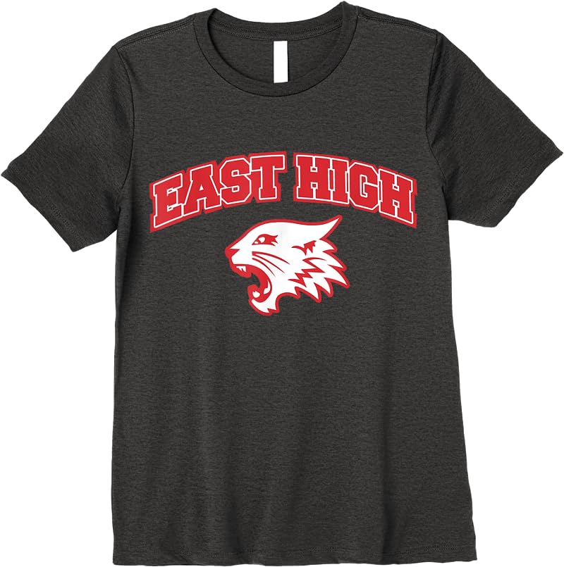 Disney High School Musical The Musical The Series East High T Shirts Dark Heather