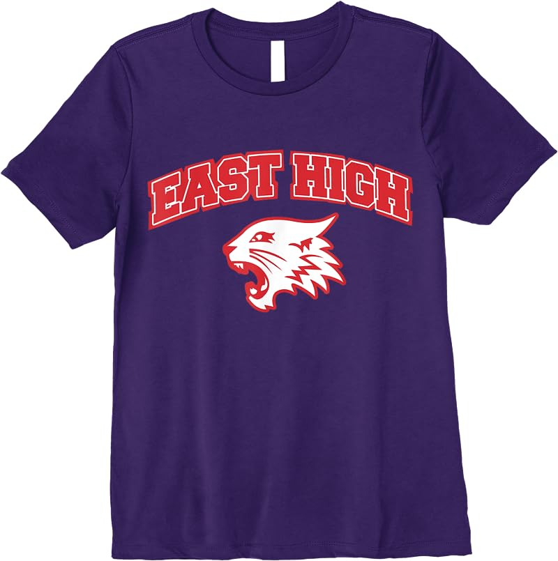 Disney High School Musical The Musical The Series East High T Shirts Purple