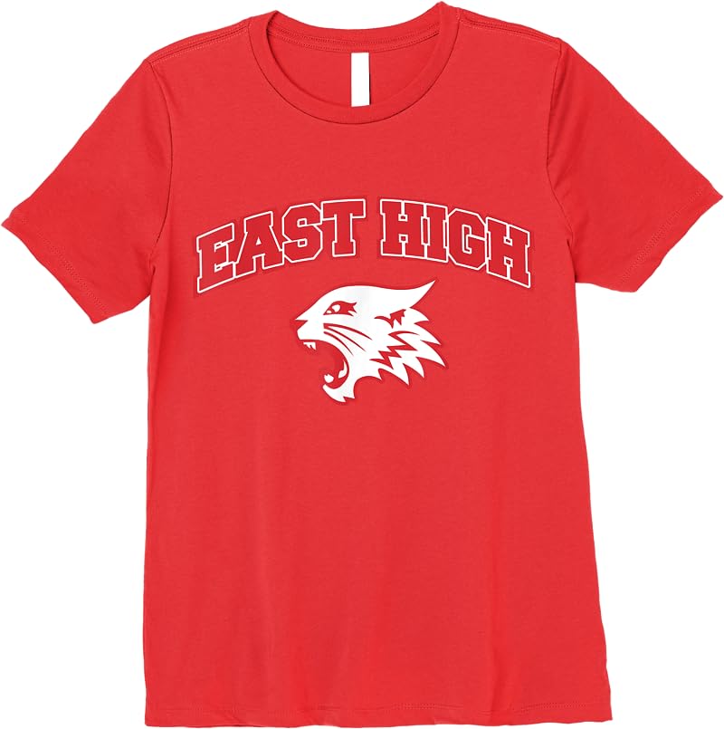 Disney High School Musical The Musical The Series East High T Shirts Red