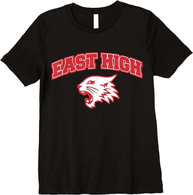 Disney High School Musical The Musical The Series East High T Shirts Black