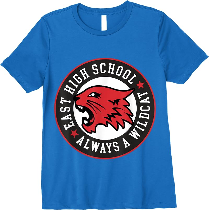 Disney High School Musical The Musical The Series Wildcat T Shirts Royal Blue Disney High School Musical The Musical The Series Wildcat T Shirts Royal Blue