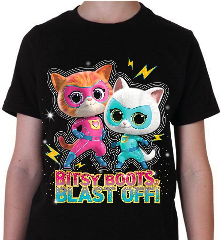 Disney Junior Superkitties Ginny & Bitsy Boots Blast Off T-Shirt – Fun & Stylish! Disney Junior Superkitties Ginny & Bitsy Boots Blast Off T-Shirt – Fun & Stylish!