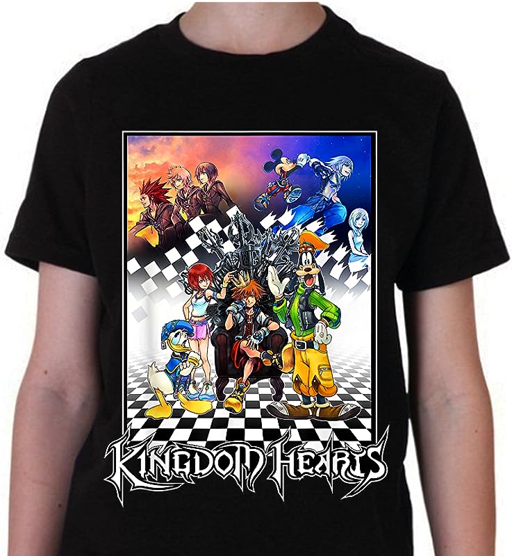 “Disney Kingdom Hearts Fans: Show Your Love with a Throne T-Shirt!” “Disney Kingdom Hearts Fans: Show Your Love with a Throne T-Shirt!”