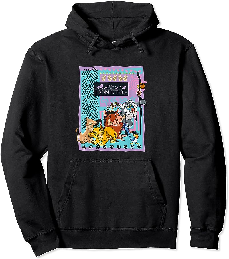 Disney Lion King Retro Group Shot T-Shirts: Fun Graphic Tees for Kids & Adults
