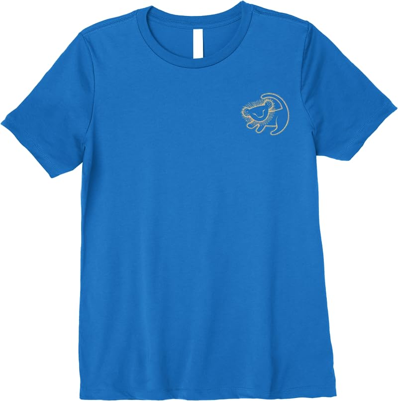 Disney Lion King Simba Gold Cave Painting Graphic T Shirts Royal Blue Disney Lion King Simba Gold Cave Painting Graphic T Shirts Royal Blue
