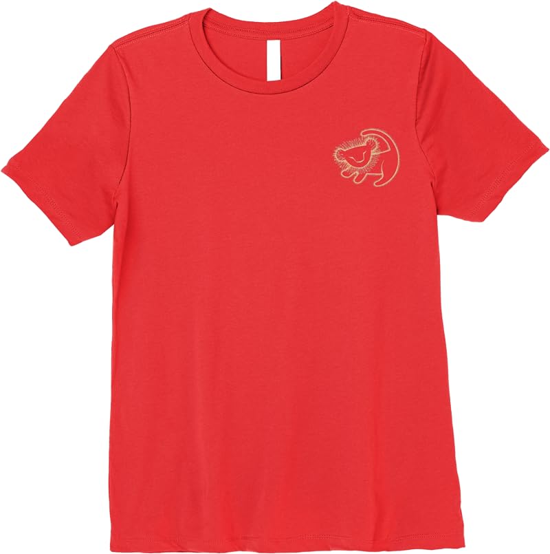 Disney Lion King Simba Gold Cave Painting Graphic T Shirts Red Disney Lion King Simba Gold Cave Painting Graphic T Shirts Red