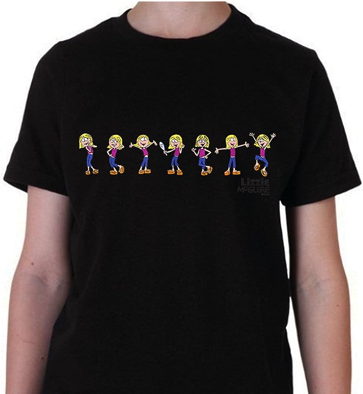 Disney Lizzie Mcguire Multi-pose T Shirts – Animated Design for Kids & Adults Disney Lizzie Mcguire Multi-pose T Shirts – Animated Design for Kids & Adults
