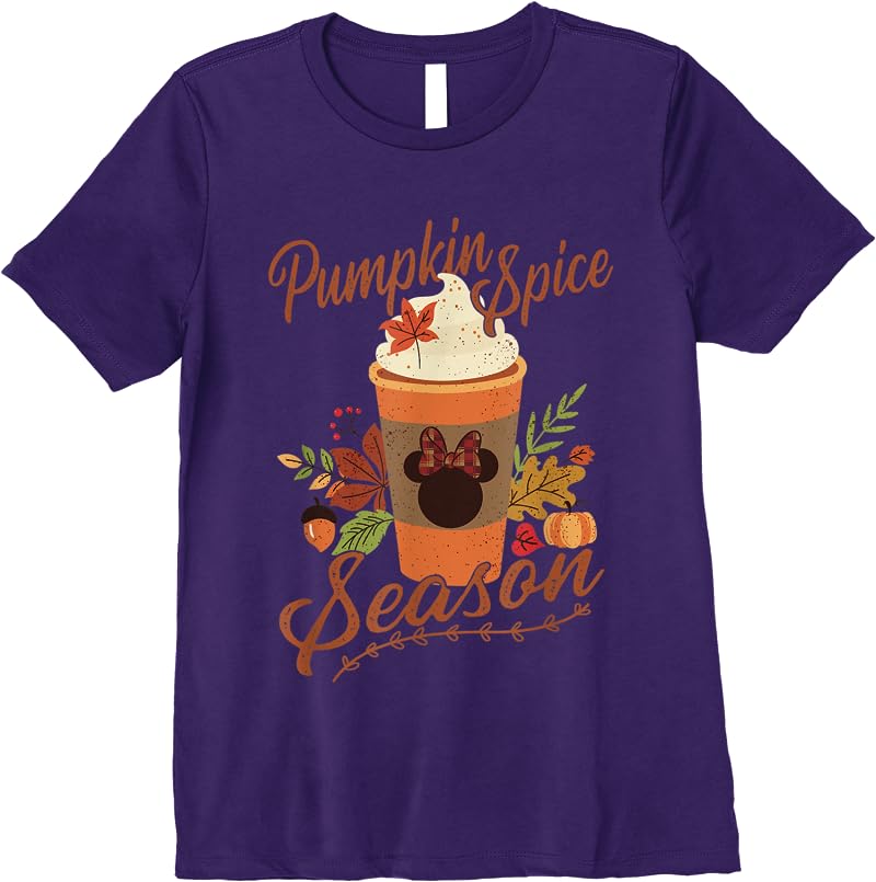 Disney Mickey And Friends Fall Pumpkin Spice Season T Shirts Purple Disney Mickey And Friends Fall Pumpkin Spice Season T Shirts Purple