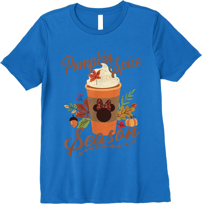 Disney Mickey And Friends Fall Pumpkin Spice Season T Shirts Royal Blue Disney Mickey And Friends Fall Pumpkin Spice Season T Shirts Royal Blue