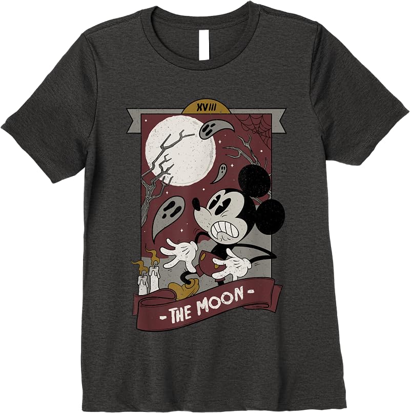 Disney Mickey And Friends Halloween Mickey Spooky Tarot T Shirts Dark Heather Disney Mickey And Friends Halloween Mickey Spooky Tarot T Shirts Dark Heather