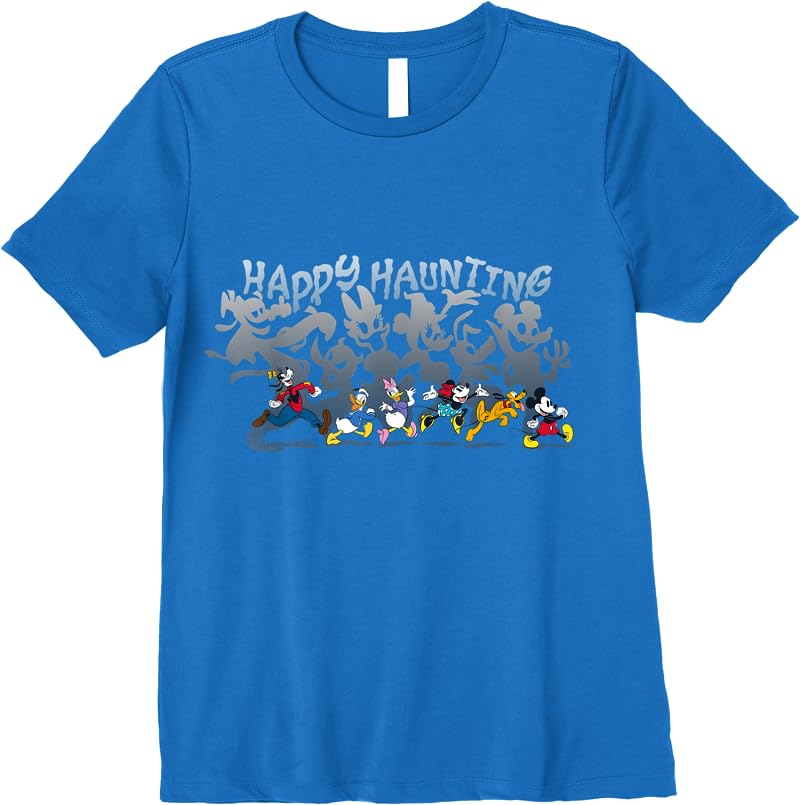 Disney Mickey And Friends Happy Haunting Halloween T Shirts Royal Blue Disney Mickey And Friends Happy Haunting Halloween T Shirts Royal Blue