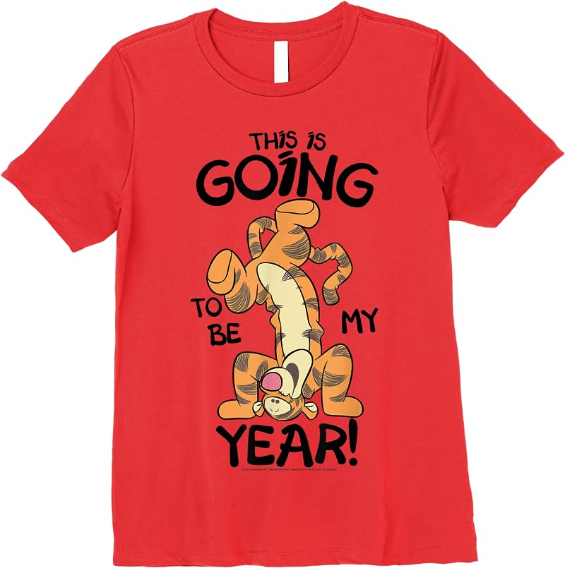 Disney Mickey And Friends Lunar New Year Tiggers Year T Shirts Red Disney Mickey And Friends Lunar New Year Tiggers Year T Shirts Red