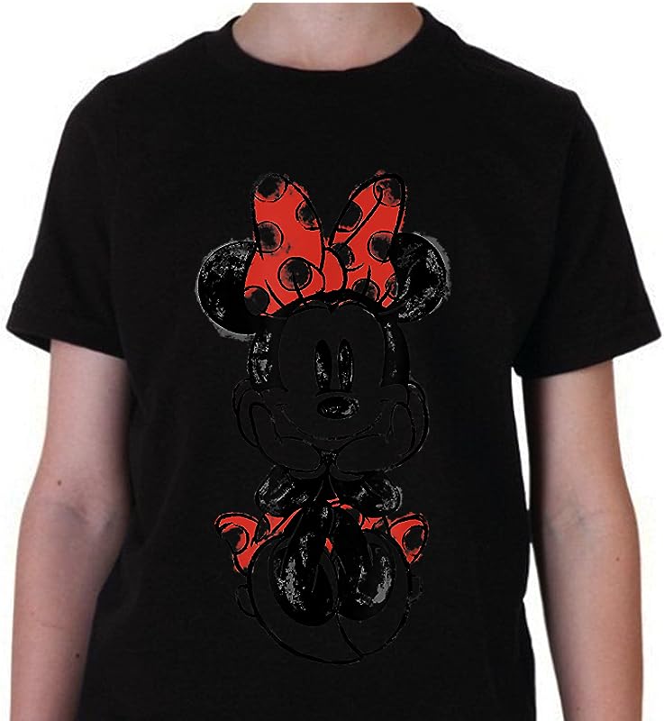 Disney Mickey & Friends Minnie Mouse Doodle T-Shirts – Fun & Stylish Kids Clothing