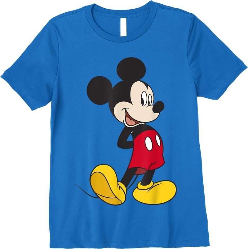 Disney Mickey And Friends Traditional Mickey Mouse Portrait T Shirts Royal Blue Disney Mickey And Friends Traditional Mickey Mouse Portrait T Shirts Royal Blue