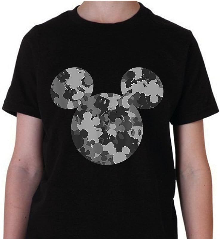Disney Mickey Mouse Camo Gray T-Shirts – Soft, Comfy, and Stylish! Disney Mickey Mouse Camo Gray T-Shirts – Soft, Comfy, and Stylish!