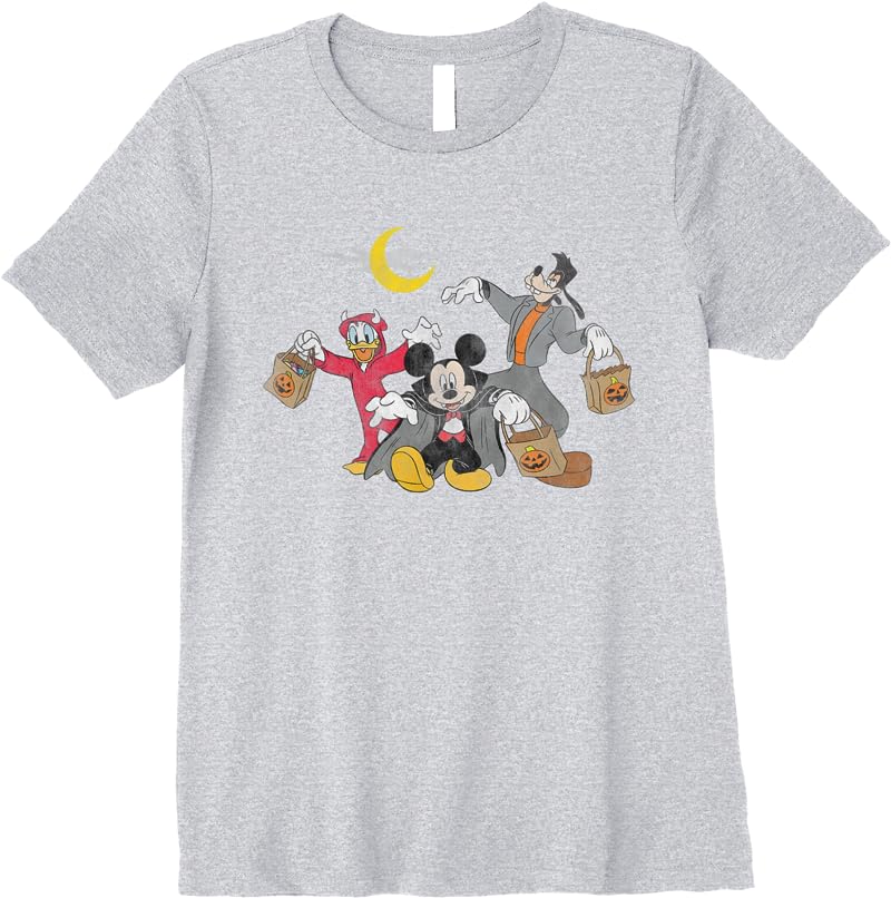 Disney Mickey Goofy Donald Halloween Squad T Shirts Sport Grey Disney Mickey Goofy Donald Halloween Squad T Shirts Sport Grey