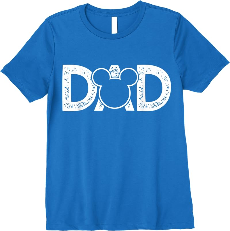 Disney Mickey Mouse Dad T Shirts Royal Blue Disney Mickey Mouse Dad T Shirts Royal Blue