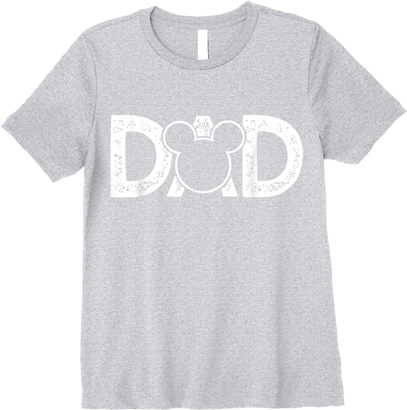 Disney Mickey Mouse Dad T Shirts Sport Grey Disney Mickey Mouse Dad T Shirts Sport Grey