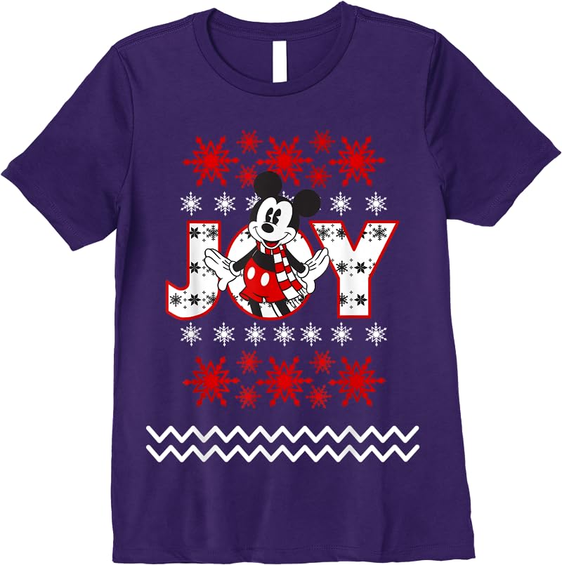 Disney Mickey Mouse Holiday Joy T Shirts Purple Disney Mickey Mouse Holiday Joy T Shirts Purple