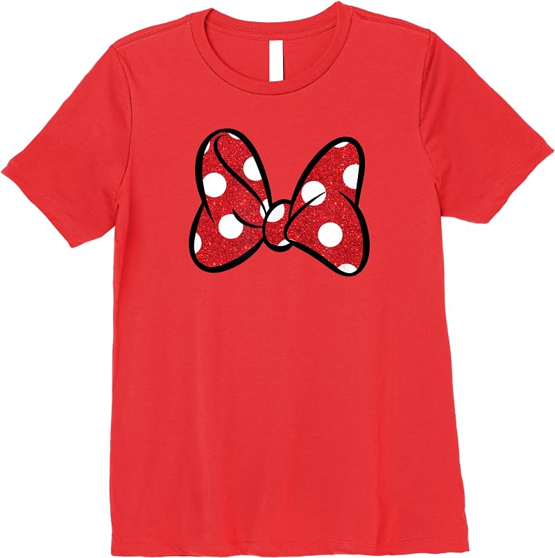 Disney Minnie Mouse Big Bow T Shirts Red Disney Minnie Mouse Big Bow T Shirts Red