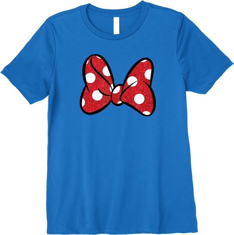 Disney Minnie Mouse Big Bow T Shirts Royal Blue Disney Minnie Mouse Big Bow T Shirts Royal Blue