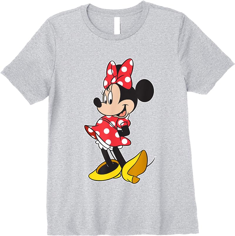 Disney Minnie Mouse Classic Pose T Shirts Sport Grey Disney Minnie Mouse Classic Pose T Shirts Sport Grey
