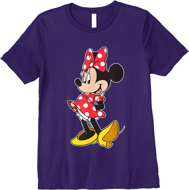 Disney Minnie Mouse Classic Pose T Shirts Purple Disney Minnie Mouse Classic Pose T Shirts Purple